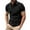 Black, variant on Caqnni Mens Cool Dri Polo Shirt, Quick-Drying Polo For Men (Grey,XXL)