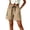 Khaki, variant on Hurxie Women's 5" Hiking Cargo Shorts Lightweight Quick Dry Summer Golf Athletic Casual Shorts 4 Pockets Khaki,M