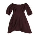 thumbnail image 2 of bar III Robe Évasée Ajustée pour Femmes, Rouge, 0, 2 of 2