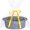 All Deep Grey, variant on Woven Rope Gift Basket with Handles, Storage Basket 12x8x5 White | Gift & storage basket for baby shower, graduation, housewarming, nursery organization | durable | includes ribbon & gift bag