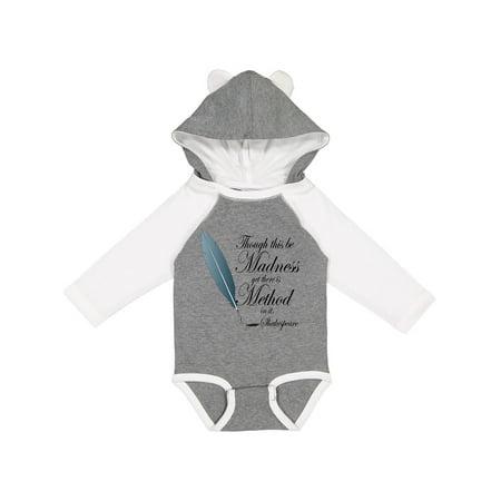 

Inktastic Shakespeare Hamlet Madness Gift Baby Boy or Baby Girl Long Sleeve Bodysuit
