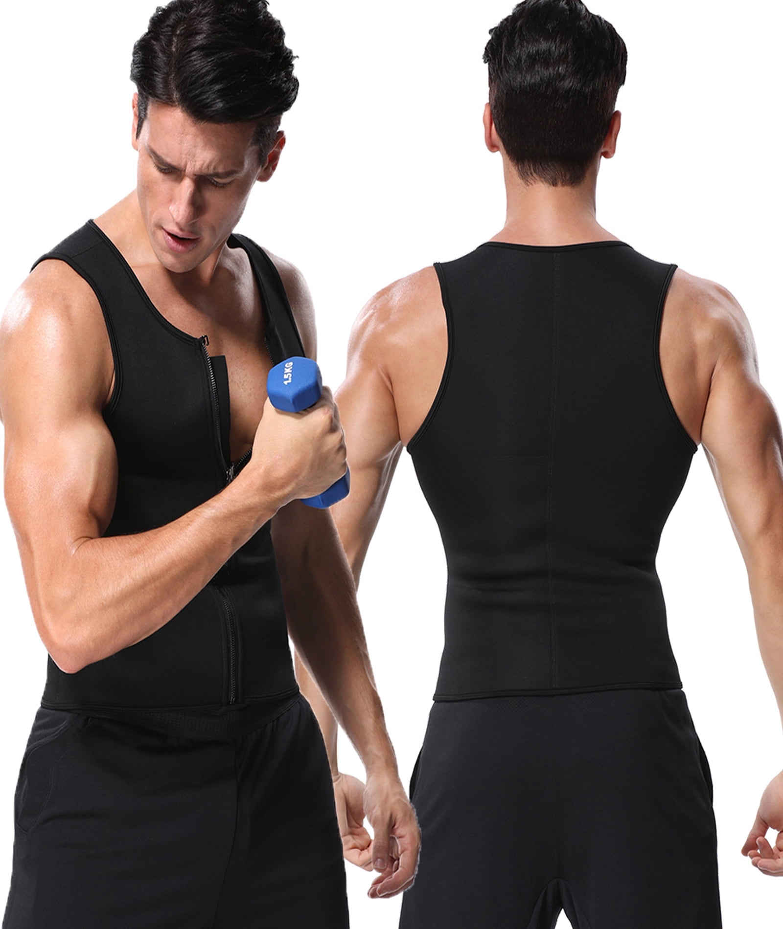 SHAPERIN Men Calorie Burning Vest for Weight Loss Gym Neoprene Workout