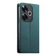 thumbnail image 4 of Funda Tipo Cartera de Cuero Sintético para XIAOMI POCO F6 Bloqueo RFID, con Ranuras para Tarjetas y Bolsillo para Efectivo, Cierre Magnético Fuerte Verde, 4 of 4
