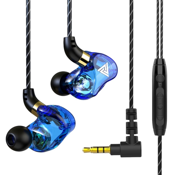 SK7 Auriculares con cable de 3,5 mm Auriculares intrauditivos Auriculares deportivos con m QKZ Auriculares