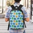 thumbnail image 5 of Xecao Cartoon Monster print Travel Backpack, Large Computer Backpack for Men Women, College School Rucksack Book Bag, 5 of 5
