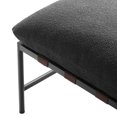 thumbnail image 2 of Modway Raya Ottomane en Bouclé pour Mobilier de Patio Extérieur, Charbon, 2 of 8