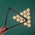 thumbnail image 3 of OUNONA Support de Billard Triangle Rack Accessoires de Billard Résine Noir Lot de 1, 3 of 8