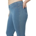 thumbnail image 3 of No nonsense Women's Classic Indigo Denim Legging, Light Denim, Small, 3 of 5
