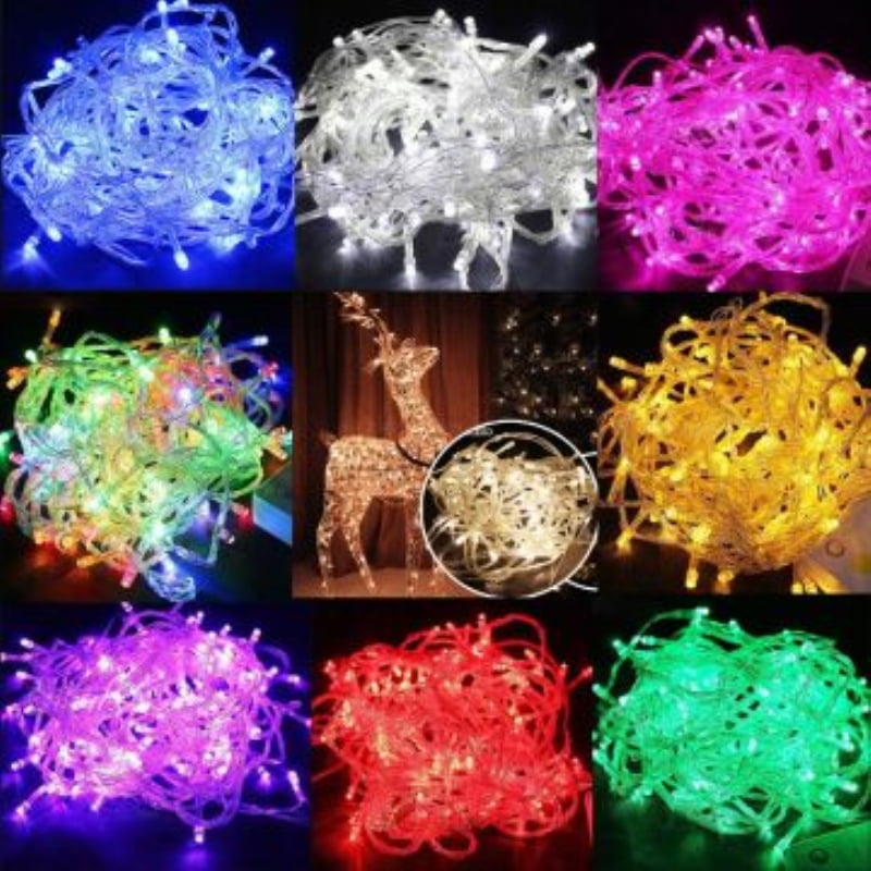 20M 200LEDs Christmas Waterproof Fairy String Lights Party Wedding Color Lamp 