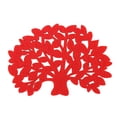 thumbnail image 2 of Naierhg Tree Shape Kitchen Tool Coaster Anti-Skid Insulation Cup Mat Placemat, 2 of 8