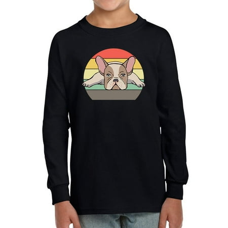 

Retro Style Frenchie Bulldog Long Sleeve Toddler -Image by Shutterstock 5 Toddler