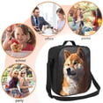 thumbnail image 5 of Lsque Regal Shiba Inu Lunch Bag Lunch Box for Women Men Reusable Insulated Lunch Tote Bag,Leakproof Thermal Cooler Sack Food Handbags Case High Capacity, 5 of 9