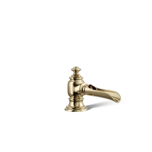 KOHLER 72761-AF Artifacts with Flume Design Widespread Bathroom Sink Spout in Vibrant French Gold