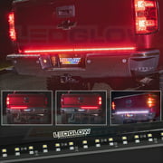 LEDGlow 60" Double Row Tailgate LED Light Bar for Full Size Pickup Trucks