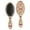 Beige Christmas Gingerbread, variant on Beige Christmas Santa and Animal Pattern Hair Brush,Girls Detangling Hair Brush,Glide Through Tangles with Ease for Wet & Dry Hair,8.8"X2.8"