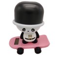 thumbnail image 1 of Solar Powered Dancing Cartoon Toy - Panda Rosa Sunnimix Juguete de figura de animal bailando, 1 of 8