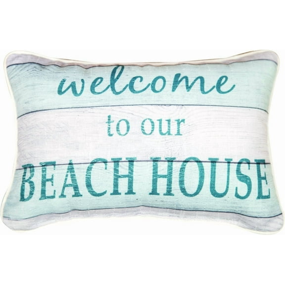 Welcome To Our Beach House -Word Pi