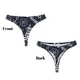 thumbnail image 3 of Balery Anchors and Lighthouse Tangas de Algodón para Mujer con Estampado – Ropa Interior Sexy, Transpirable, G-string-X-Small, 3 of 6