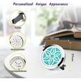 thumbnail image 3 of 3PCS Car Essential Oil Diffuser Vent Clip, Butterfly Flower Aromatherapy Locket with 24 Felt Pads for Car, Indoor, Office, Air Conditione, Bathroom, 3 of 8