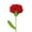 Red, variant on Crochet Carnation Artificial Flowers Knitted Wool Handmade for Mother Day Wedding Bouquet Birthday Anniversary Gift, One Artificial Carnation