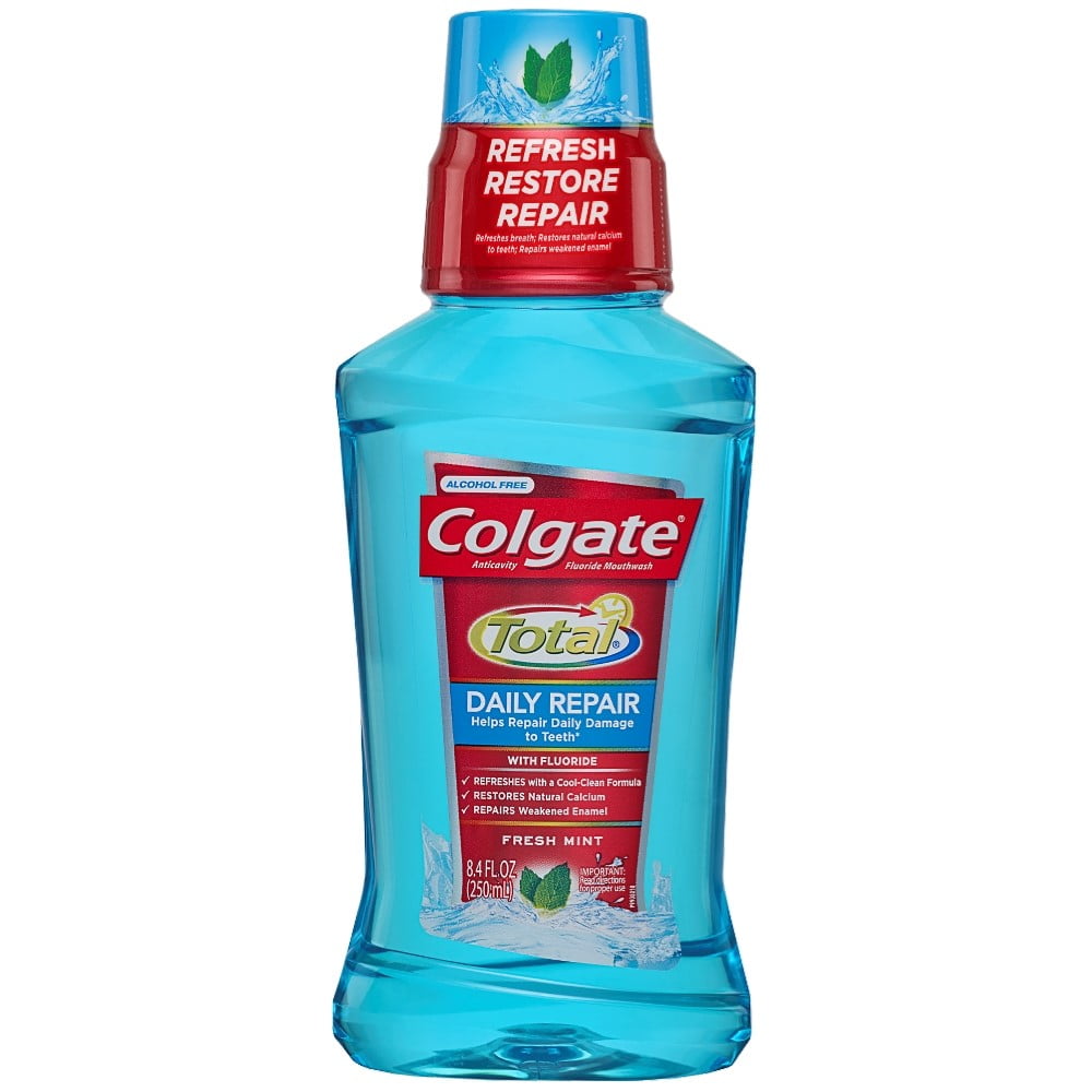 Colgate Total Daily Repair Fluoride Mouthwash Fresh Mint