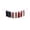 B, variant on Qiulaii Patriotic Door Wall Decoration Stripe for Outdoor Indoor Yard Garden Porch Independence Day Red White Blue Bunting Banner 98in Nylon
