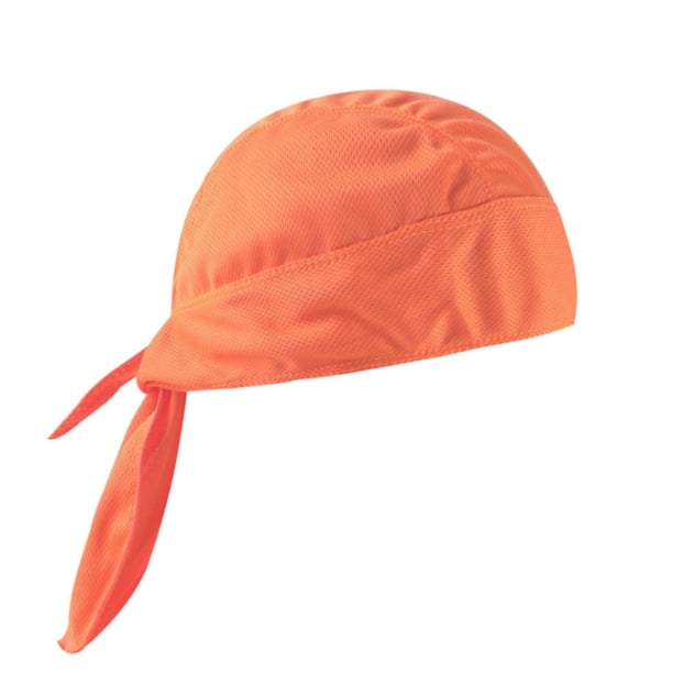 Eigraketly Sombreros Gorros de quimio Pañuelo para la cabeza Bandana Quick Sun Pasamontañas atado por detrás Hip Pop Head Wrap Casco Capucha interior Ciclismo naranja Eigraketly OD020489-14B