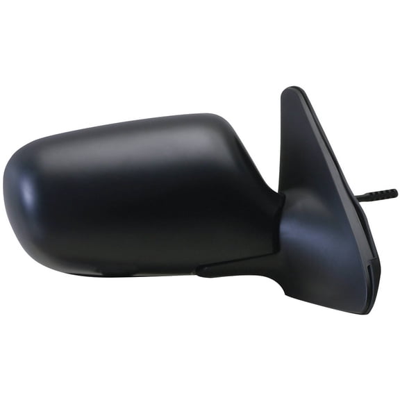 66555M - Fit System Passenger Side Mirror for 95-98 Mazda 323 & Prot?g?, black, foldaway, Manual Remote Fits select: 1995-1998 MAZDA PROTEGE
