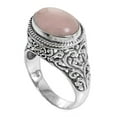 thumbnail image 3 of NOVICA Rose quartz single stone ring, 'Bali Eye in Pink', 3 of 8