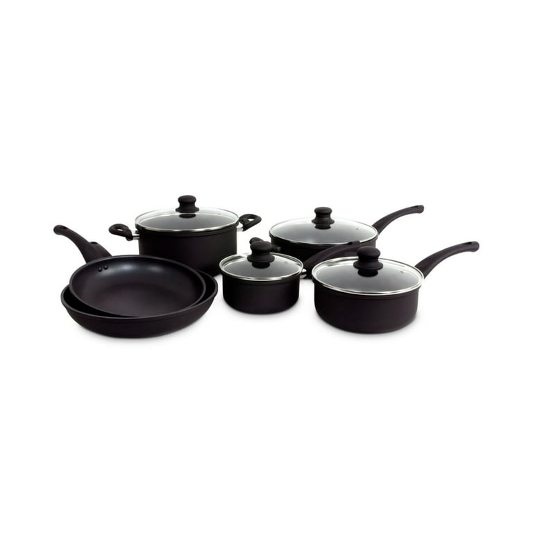 Hell's Kitchen 3 QT Saucepan Non-stick With Glass Lid for sale online