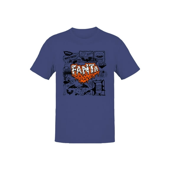 Officially Licensed Fanta Drip Style Design Men's T-shirt