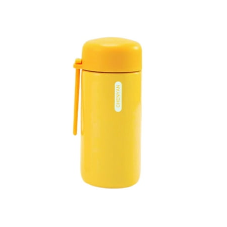 

Hzsb 150ML Stainless Steel Insulated Bottle Vacuum Water Cup Leakproof Mini Flask with Lanyard Portable Hot Cold Drinks Bottle