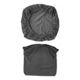 thumbnail image 5 of Dining Room Chair Cover, Office Chair Cover, Dustproof Back Cover Stretch Washable Chair Seat Protector, for Kitchen Home Party Restaurant Dark Gray, 5 of 8