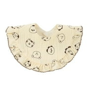 New Baby Feeding Drool Bib Lace Floral Infants Saliva Towel Soft Cotton Burp Cloth For Newborn Toddler Kids Bibs Korean Style Printing style 18