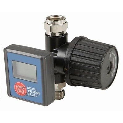 Digital Air in Line Pressure Regulator Control Inline with Gauge Control Gage