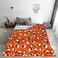 thumbnail image 5 of Pofeuu Funny corn spider web Print Ultra-Soft Micro Fleece Blanket,for Bed Or Sofa,All Season Throw Blankets Flannel Blanket-80"x60", 5 of 7