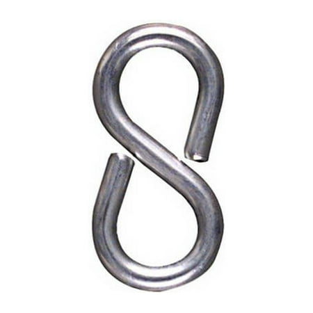 

2pk National Hardware N121-319 Closed S Hooks #810 1-5/8 Inch Zinc Plated Steel 4 Pack