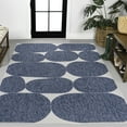 thumbnail image 3 of JONATHAN Y TUSCAN SUN 3 x 5 Area Rug, Rayna Geometric Organic Shapes - Navy/Cream, TSN305B-3, 3 of 6
