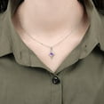 thumbnail image 3 of SUSOLA Womens 925 Sterling Silver Cubic Zirconnia Heart Infinity Necklace Love Heart Necklaces for Women Jewerly Birthday Gift for Mom, 3 of 10
