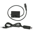 thumbnail image 4 of Batería Simulada USB Duradera De Plástico Estable A ACK-E10, Batería Simulada, Negra Para Cámara De Viaje De Senderismo Al Aire Libre, 4 of 7