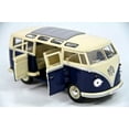 thumbnail image 3 of 7" Kinsmart 1962 VW Volkswagen Bus Diecast Model Toy Car Van 1:24 Blue, 3 of 4