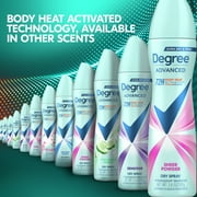 Degree Advanced Long Lasting Womens Antiperspirant Deodorant Dry Spray, Sheer Powder, 3.8 oz