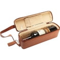 thumbnail image 2 of Clava Leather One Wine Bottle Holder, 2 of 3
