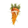 thumbnail image 4 of GUOOL Spring Flower Wreath Carrot Easter Teardrop Swag for Wall Home Holiday Large, 4 of 9