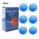 thumbnail image 3 of Eigraketly 6 unids/set profesional portátil Pickleball 40 agujeros práctica de entrenamiento reutilizable PE Pickle Balls Kit surtido Golf Azul, 3 of 6