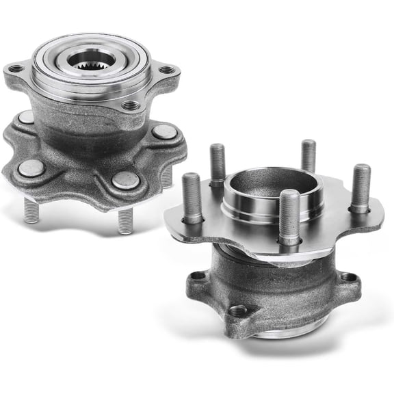 A-Premium 2 x Rear Wheel Bearings and Hub Assembly Compatible with Infiniti FX35 2003-2008, w/5-Lug