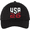 Black USA 26, variant on USA Soccer USMNT Cotton Adjustable Dad Hat