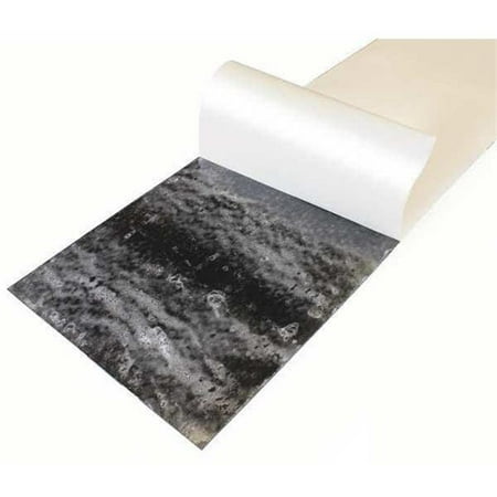 

350-1-8VTAPE 6 in. x 1 ft. Tape Viton Black Rubber Strip - 70A Adhesive Backing - 0.125 in. Thickness