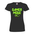 thumbnail image 1 of Womens Gamer Mode On Funny Gaming Deluxe Soft T-Shirt, 1 of 1