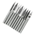 thumbnail image 3 of V Shaped Milling Cutter, Wide Application Sturdy Durable Engraving Bits  For Acrylic For Plastic For Wood 0.1mm,0.2mm, 3 of 8